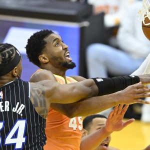 骑士放水？哈登砍30+6+8，贝恩35分+关键球！魔术7换1交易赚大了